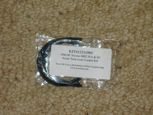 MKI MR2 Front Turn Lens Gasket Set