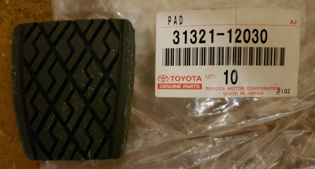 Clutch and Brake pedal pad Clutch and Brake pedal pad