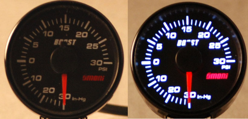 Omori 45mm Electric Boost Gauge