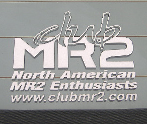 Club MR2 Die Cut Decal