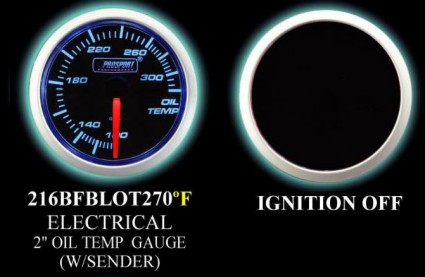 52mm Electrical Oil Temp Gauge