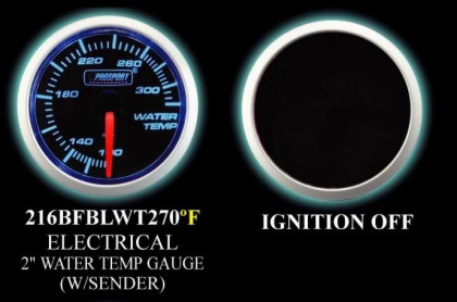 52mm Electrical Water Temp Gauge