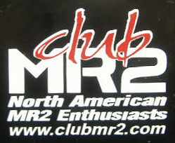 Club MR2 Die Cut Decal - 2 color