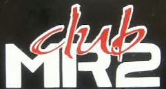 Club MR2 Die Cut Decal - 2 color