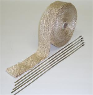 Fiberglass Header Wrap, White