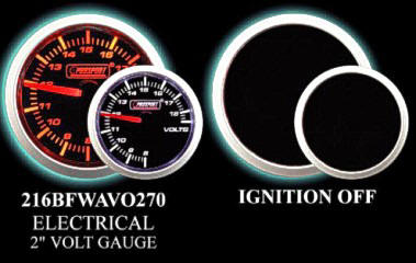 52mm Electrical Volt Gauge with Warning and Peak